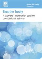 INDG172 Breathe freely: A Workers' Information Card on Occupational Asthma 2012 product image